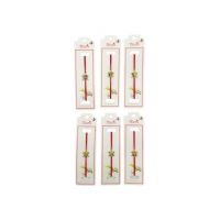 Set 24 de Bratari Martisor, Testoasa Norocoasa, snur rosu elastic, model 2024, en-gros