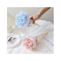 ​Suport cornet pentru flori, engros 27cm alb