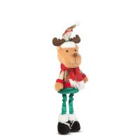 figurina textila de craciun - 65 x 18 x 13 cm - ren