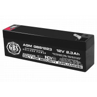 acumulator 12v sisteme alarma, dimensiuni 178 x 34 x 60 mm, baterie 12v 2.3ah f1, ted electric gbs