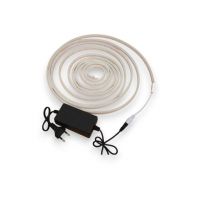 Banda led tip neon Flex alb silicon SMD2835 Lungime 5m