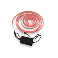 Banda led tip neon Flex roz silicon SMD2835 Lungime 5m