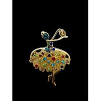 Brosa Martisor En-gros, marime mare, Balerina Eleganta, editie 2024, 6×5cm