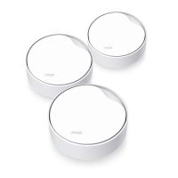 Router wireless TP-LINK 2.5Gigabit DECO X50-POE AX3000 MESH Dual-Band WiFi 6 3 buc