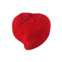 Set 12 cutii pentru mărțișoare engros catifea inima