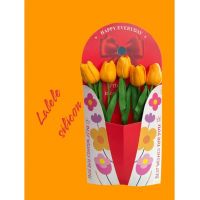 Aranjament engross floral martisor lalele