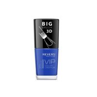 Lac de unghii Vip, 3D, Revers, albastru inchis, mat, 12 ml, Nr 082 - intens Engros