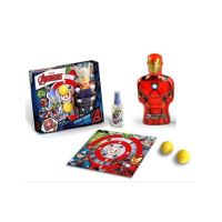 Set cadou Avengers Infinity War, Iron Man, cu Apa de toaleta 90ml, Figurina 2in1, Spumant de baie si Sampon 350ml, Jucarie Tintar si 2 bile Engros