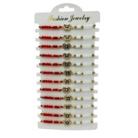 Set En-gros 12 Bratari Martisor Fluturas cu Talisman Protector, cu margele, snur reglabil