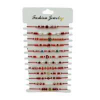 Set En-gros 12 Bratari Martisor Simboluri Diverse, snur reglabil