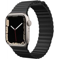 NextOne Leather Loop pentru Apple Watch 42/44/45mm Black
