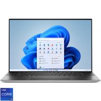 Ultrabook DELL 17'' XPS 17 9720, UHD+ InfinityEdge Touch, Procesor Intel® Core™ i9-12900HK (24M Cache, up to 5.00 GHz), 64GB DDR5, 2TB SSD, GeForce RTX 3060 6GB, Win 11 Pro, Platinum Silver, 3Yr ProSupport