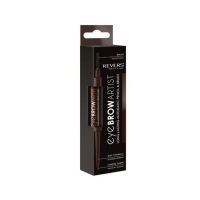 Contur sprancene automat, tip marker, cu pensula speciala, Eye Brow Artist, Revers, maro inchis Engros