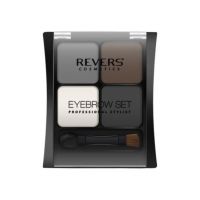 Kit fard de sprancene cu 4 culori, Professional Stylist, Revers, Nr.2 Engros
