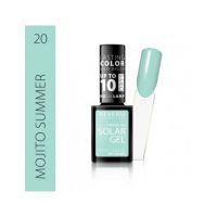 Lac de unghii Solar Gel, Revers, 12 ml, albastru, nr 20, mojito summer Engros