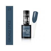 Lac de unghii Solar Gel, Revers, 12 ml, albastru, nr 23, grunge style Engros
