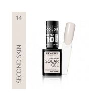 Lac de unghii Solar Gel, Revers, 12 ml, nude, nr 14, second skin Engros