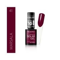 Lac de unghii Solar Gel, Revers, 12 ml, rosu inchis, nr 41, marsala Engros