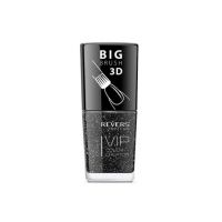 Lac de unghii Vip, 3D, Revers, negru, 12 ml, Nr 122 - sidefat, cu particule Engros