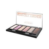 Paleta fard de pleoape cu 6 culori New City Trends, Revers, NR.1, roz Engros