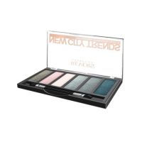 Paleta fard de pleoape cu 6 culori New City Trends, Revers, NR.2, GRI Engros