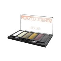 Paleta fard de pleoape cu 6 culori New City Trends, Revers, NR.3, maro Engros