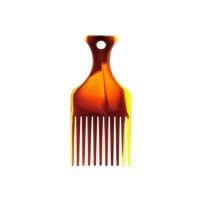 Pieptan Afro S Chihlimbar, pentru par ondulat, Top Choice Engros