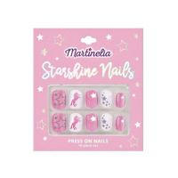 Set 10 unghii false Starshine Nails, cu adeziv Press-On, pentru fetite, Martinelia Engros