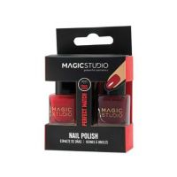Set 2 bucati Lac de unghii Duo Perfect Match, 3 Intense Redis, 10 ml, Magic Studio Engros