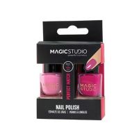 Set 2 bucati Lac de unghii Duo Perfect Match, Candy Pink, Magic Studio Engros