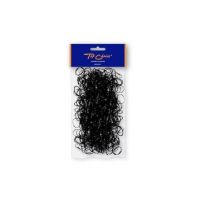 Set 500 elastice silicon negre Top Choice 22722 Engros