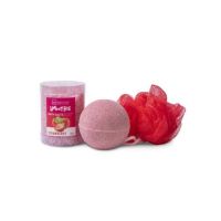 Set de baie cu aroma de capsuni IDC Institute 99592, 340 g Engros
