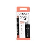 Set Perfect Lips, Ruj de buze mat si creion pentru contur asortat, Nr. 1, Light Brown, Magic Studio Engros