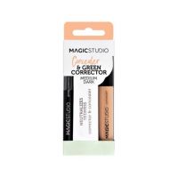 Set Perfect Match, anticearcan lichid 4 g si corector anti-acneic 2 g, Nr 02 Medium-Dark, Magic Studio Engros