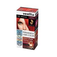 Vopsea de par permanenta, Venita Plex, 125 ml, Nr 7.66, Rosu Intens Engros