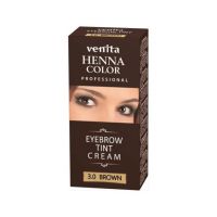Vopsea de sprancene Crema Henna, Venita, Maro Inchis, 3.0, 15ml Engros