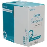 Cablu retea Spacer Cablu retea FTP cat5E, Cupru-Aluminiu, Rola 305m