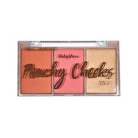 Fard de obraz Ruby Rose HB6111 Peachy Cheeks, 3 nuante Engros