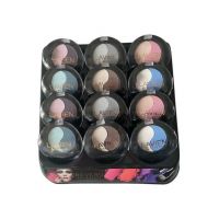 Fard de pleoape in doua nuante, Lavien Duo, Setul 4 mixt, 12 bucati, nuante mate Engros