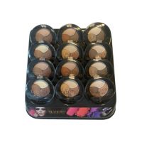 Fard de pleoape in trei nuante, Lavien Trio, Setul 1 mixt, 12 bucati, nuante nude mate Engros