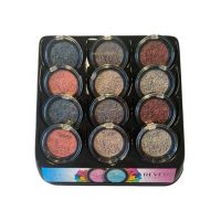 Fard de pleoape monocolor, Mineral Pure, Setul 4, mixt de 12 bucati, nuante sidefate Engros