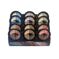 Fard de pleoape Smoky Eyes, Revers, set de 12 bucati combinate, sidefate Engros