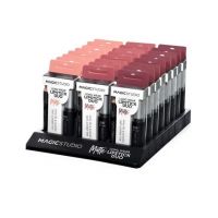 Kit Perfect Lips, Ruj de buze mat si creion pentru contur asortat, Set de 24 Buc, Magic Studio Engros