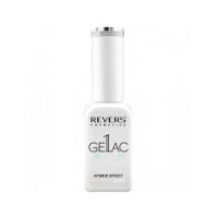 Lac de unghii Gellac 1 Step, Hybrid Effect, Non UV, Revers, 01 Alb mat, 10 ml Engros