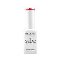 Lac de unghii Gellac 1 Step, Hybrid Effect, Non UV, Revers, 09 Rosu, 10 ml Engros