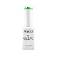 Lac de unghii Gellac 1 Step, Hybrid Effect, Non UV, Revers, 57 verde neon, 10 ml Engros