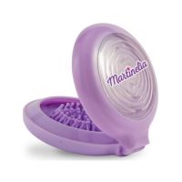 Perie de par pentru copii pliabila cu oglinda si joc labirint violet Martinelia 3015w Engros