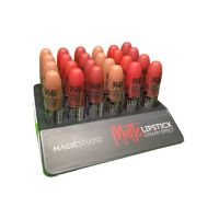 Ruj buze mat, Nudes to Passion Matte Lipstick, Magic Studio, Set cu 24 bucati Engros