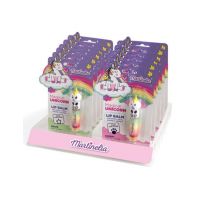 Set 12 Balsamuri de buze cu stampila Magical Unicorn, Martinelia, 79003, 1,8g Engros
