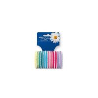 Set 12 elastice de par multicolore, Top Choice TC22234 Engros